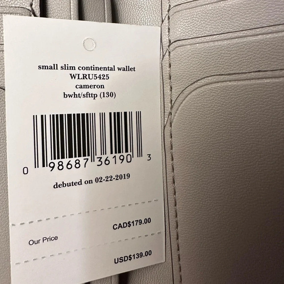 NWT KATE SPADE Cameron slim WALLET - Picture 3 of 3